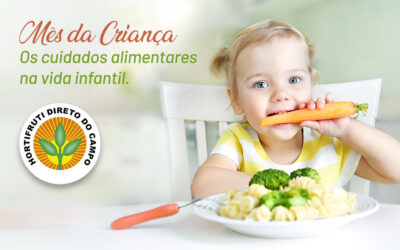 Os cuidados alimentares na vida infantil.